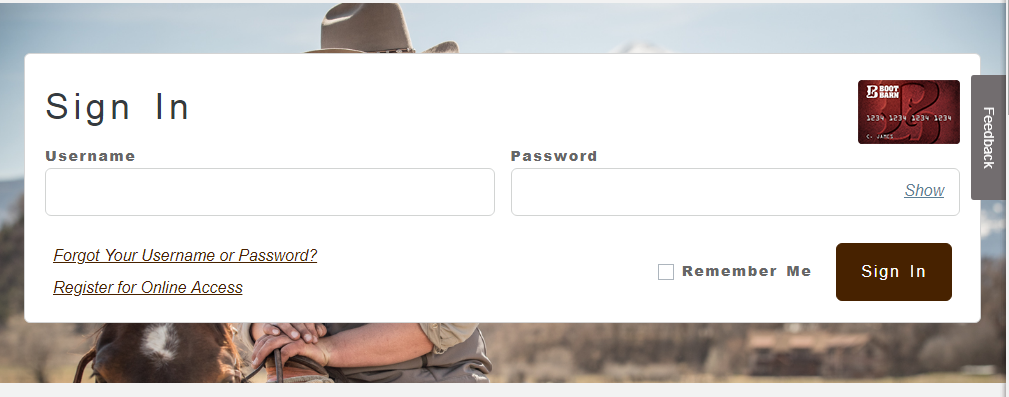 Boot Barn credit card login page